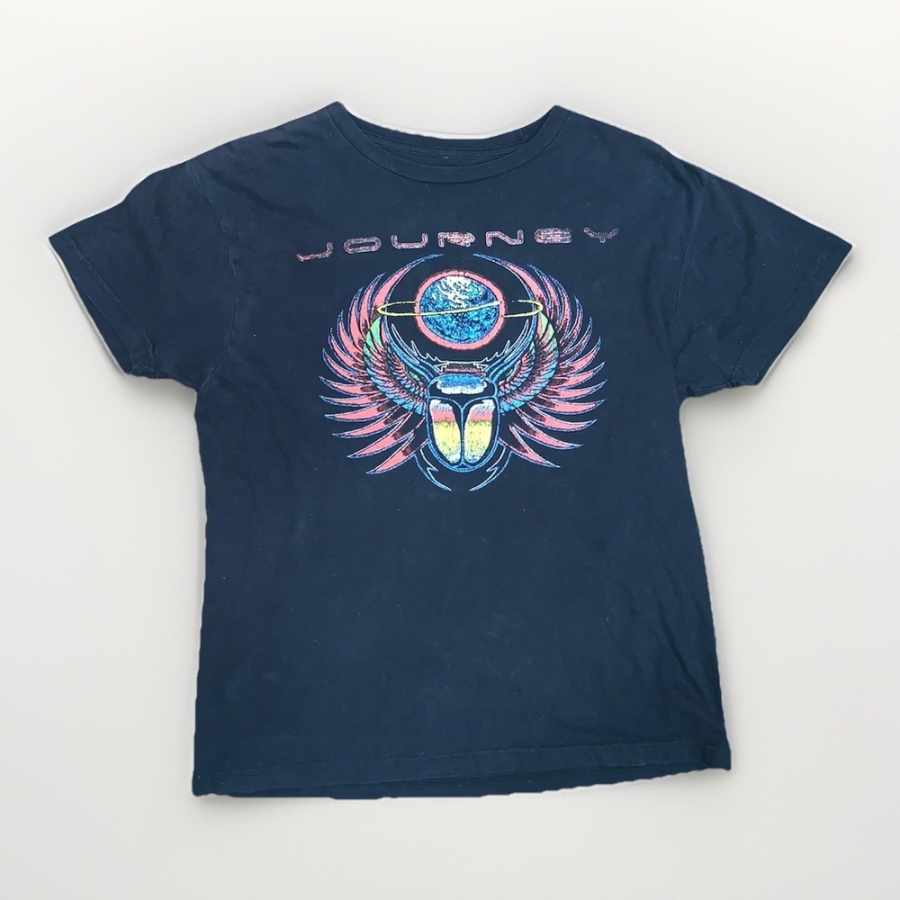 Rare Vintage Journey Scarab  Band Tee Medium Original Band Shirt 1981 Rock Band